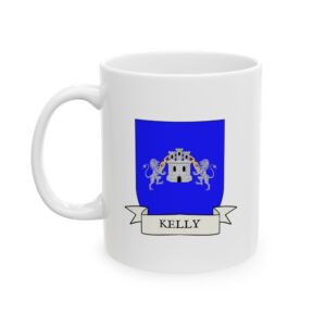 Kelly Family Coat of Arms Coffee Mug