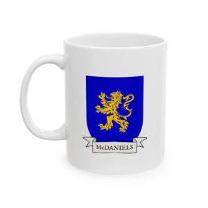 McDaniels Family Coat of Arms Coffee Mug