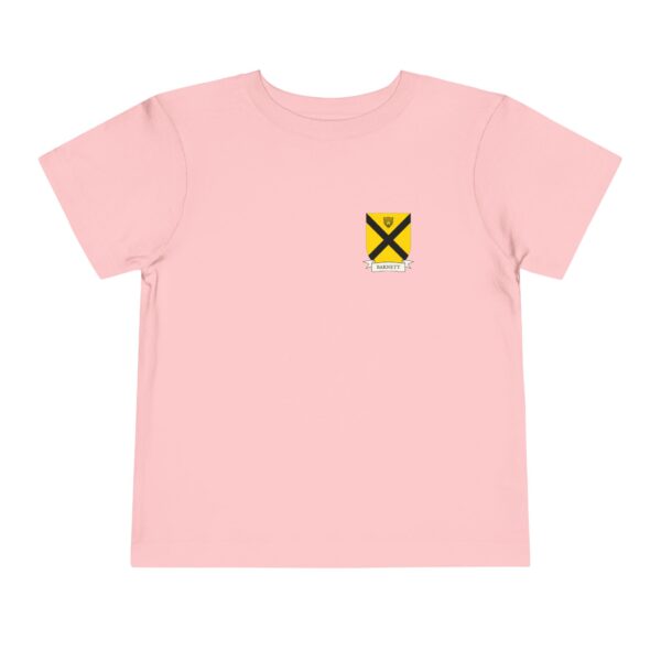 Barnett Family Coat of Arms Toddler T-Shirt - Image 6