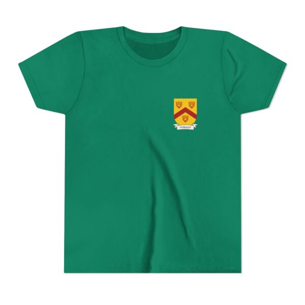 Norman Family Coat of Arms Youth T-Shirt - Image 3