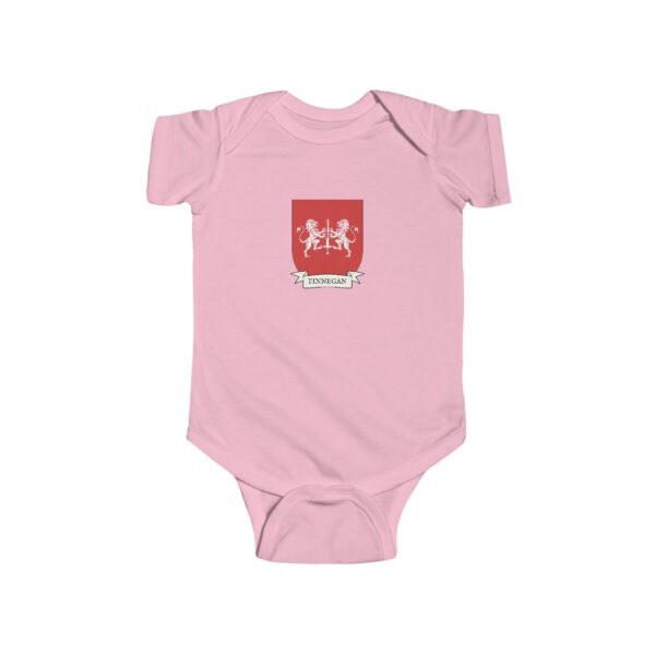 Finnegan Family Coat of Arms Baby Onesie Bodysuit - Image 5
