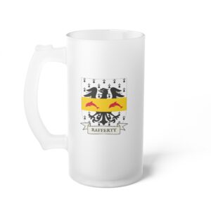Rafferty Family Coat of Arms Beer Mug