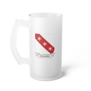 Gilmore Family Coat of Arms Beer Mug