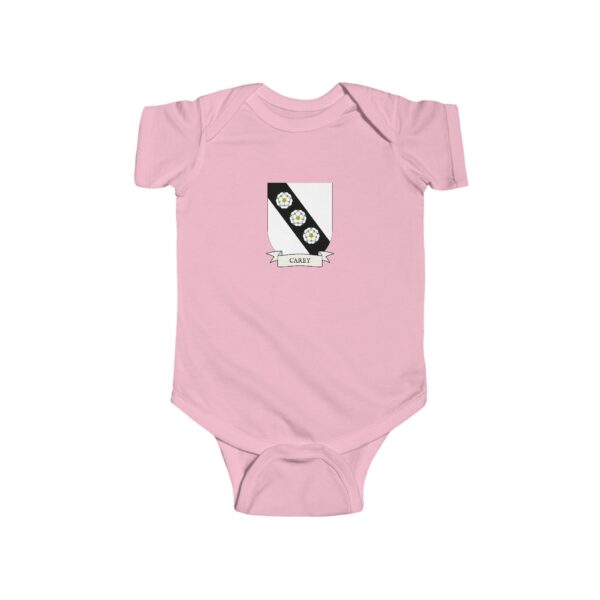 Carey Family Coat of Arms Baby Onesie Bodysuit - Image 5
