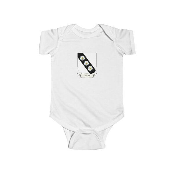 Carey Family Coat of Arms Baby Onesie Bodysuit - Image 2