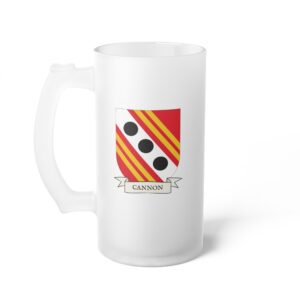Cannon Family Coat of Arms Beer Mug