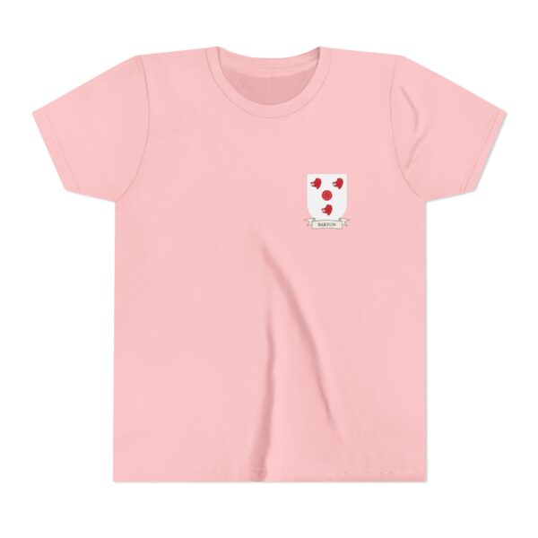 Barton Family Coat of Arms Youth T-Shirt - Image 5
