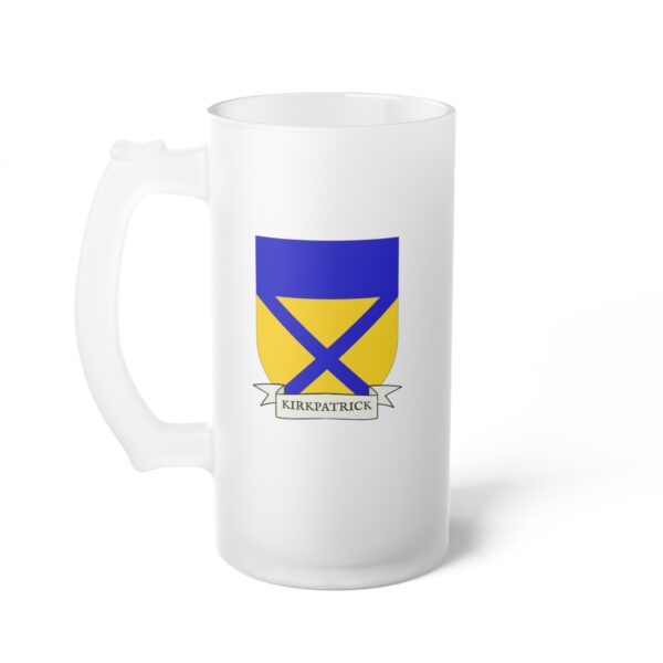 Kirkpatrick Family Coat of Arms Beer Mug