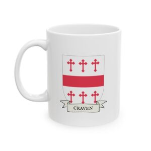 Craven Family Coat of Arms Coffee Mug