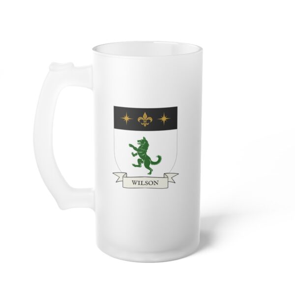 Wilson Family Coat of Arms Beer Mug