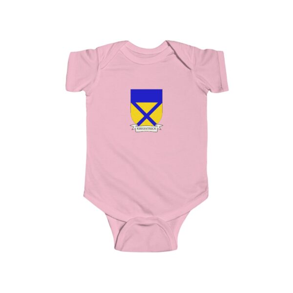 Kirkpatrick Family Coat of Arms Baby Onesie Bodysuit - Image 5