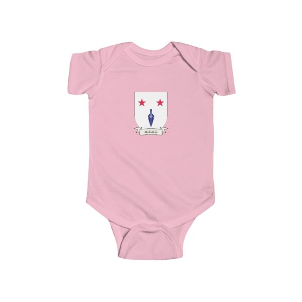 McCall Family Coat of Arms Baby Onesie Bodysuit - Image 5