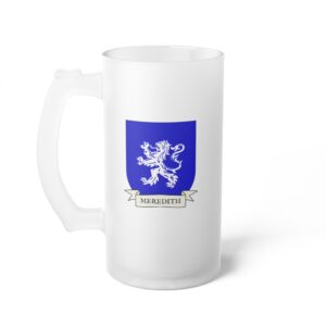 Meredith Family Coat of Arms Beer Mug