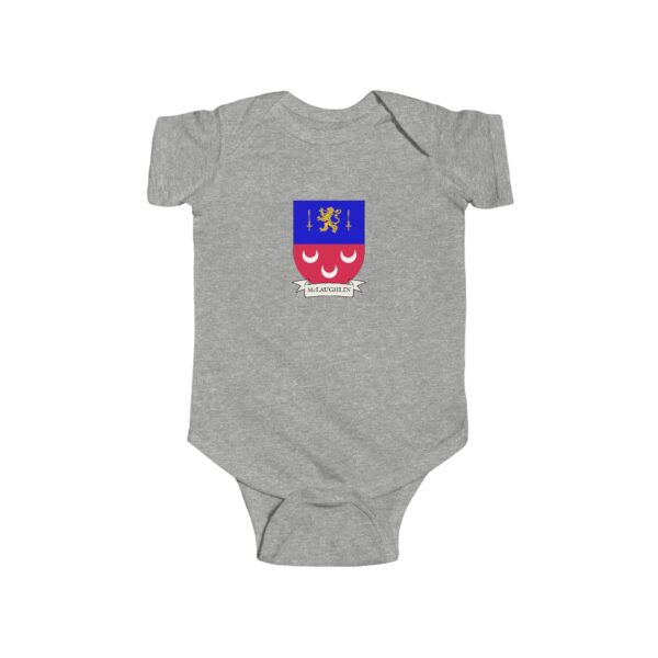 McLaughlin Family Coat of Arms Baby Onesie Bodysuit - Image 3