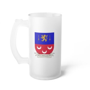 McLoughlin Family Coat of Arms Beer Mug
