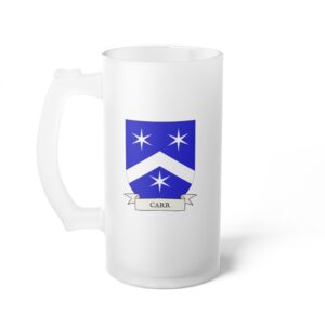 Carr Family Coat of Arms Beer Mug