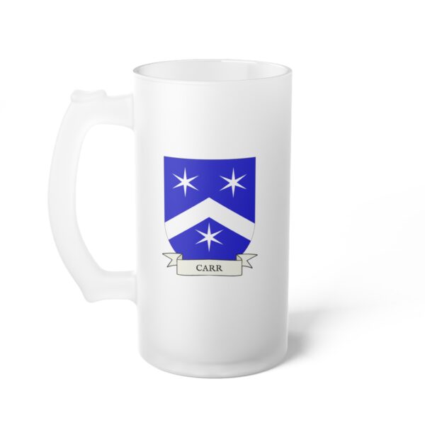 Carr Family Coat of Arms Beer Mug