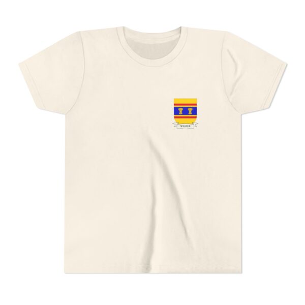 Weaver Family Coat of Arms Youth T-Shirt - Image 2