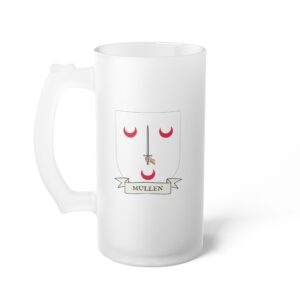 Mullen Family Coat of Arms Beer Mug