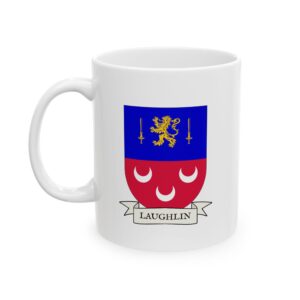 Laughlin Family Coat of Arms Coffee Mug