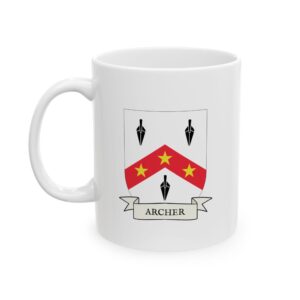 Archer Family Coat of Arms Coffee Mug