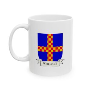 Whitney Family Coat of Arms Coffee Mug