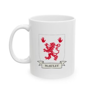 McAuley Family Coat of Arms Coffee Mug