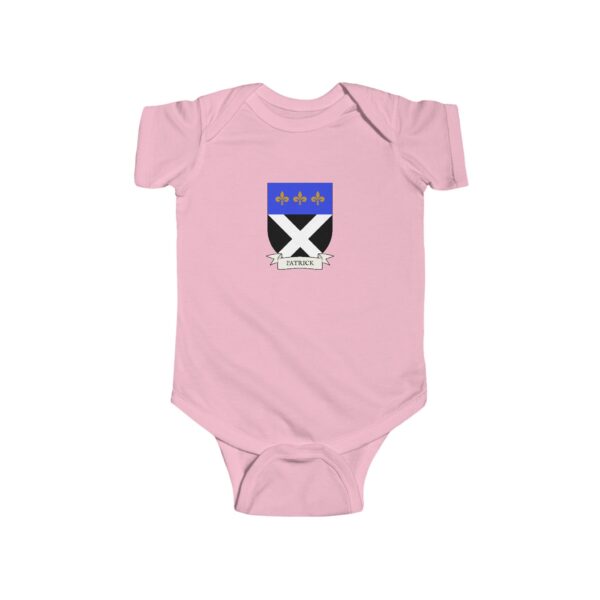 Patrick Family Coat of Arms Baby Onesie Bodysuit - Image 5