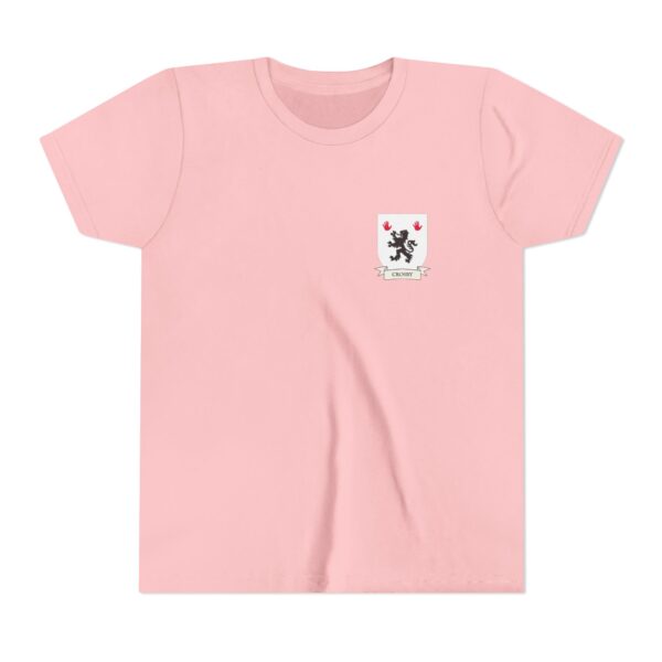 Crosby Family Coat of Arms Youth T-Shirt - Image 5