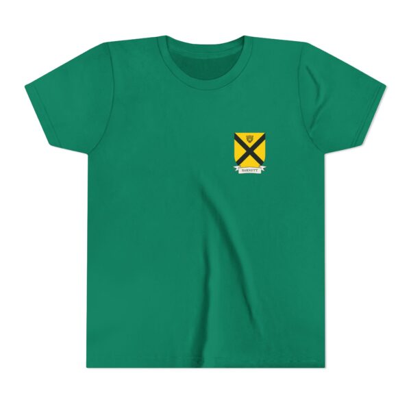 Barnett Family Coat of Arms Youth T-Shirt - Image 3