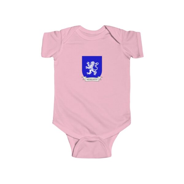 Meredith Family Coat of Arms Baby Onesie Bodysuit - Image 5