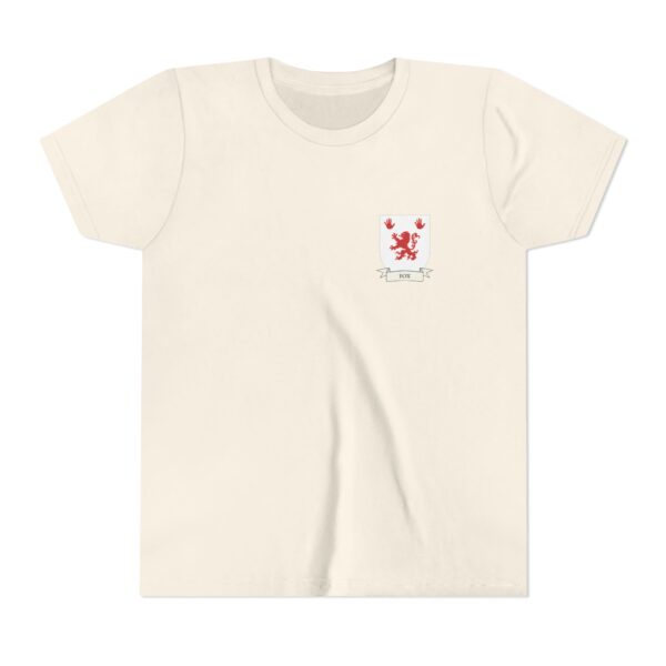 Fox Family Coat of Arms Youth T-Shirt - Image 2