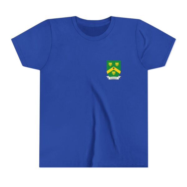 Roberts Family Coat of Arms Youth T-Shirt - Image 5