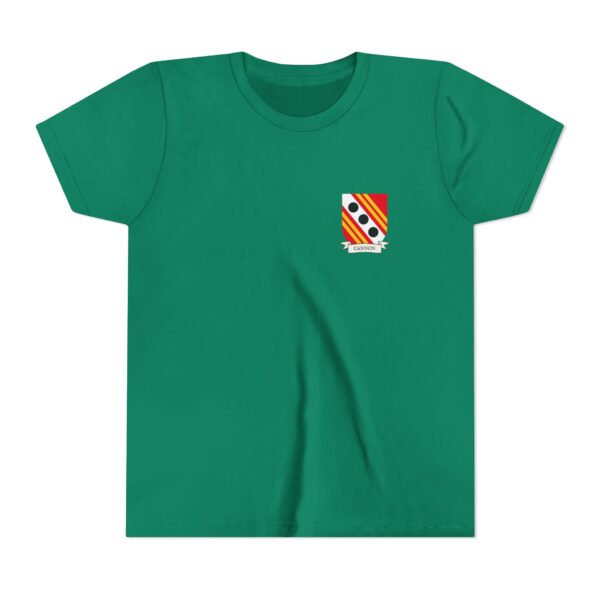 Cannon Family Coat of Arms Youth T-Shirt - Image 3