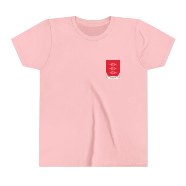 Roach Family Coat of Arms Youth T-Shirt - Image 5