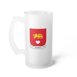 Harte Family Coat of Arms Beer Mug