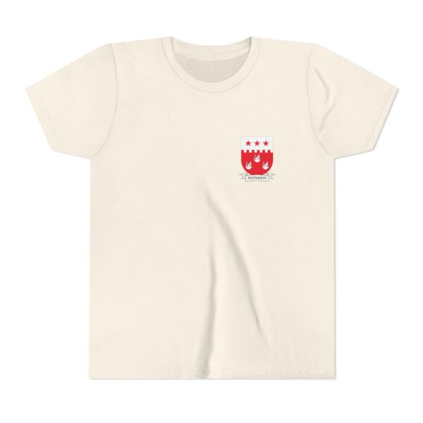 Patterson Family Coat of Arms Youth T-Shirt - Image 2