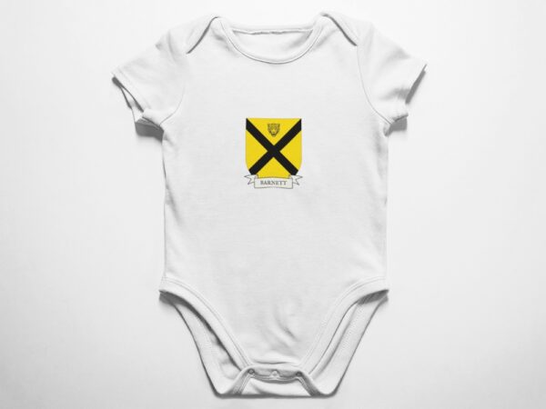 Barnett Family Coat of Arms Baby Onesie Bodysuit