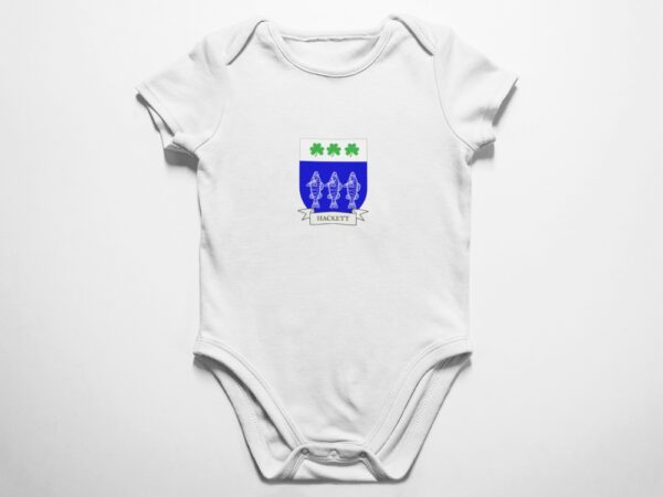 Hackett Family Coat of Arms Baby Onesie