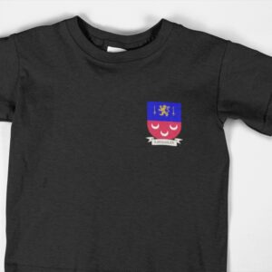 Laughlin Family Coat of Arms Kids T shirt