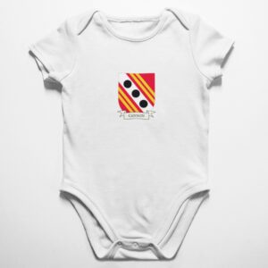 Cannon Family Coat of Arms Baby Onesie