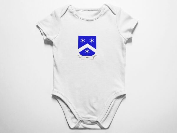 Carr Family Coat of Arms Baby Onesie Bodysuit