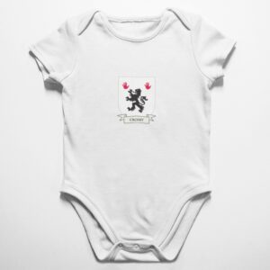Crosby Family Coat of Arms Baby Onesie