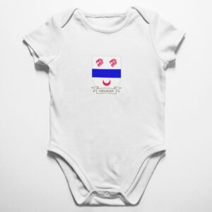 Gilligan family coat of arms baby onesie