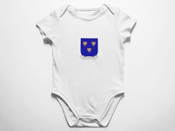 Hendrickson Family Coat of Arms Baby Onesie