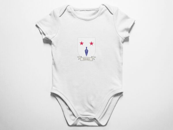 McCall Family Coat of Arms Baby Onesie Bodysuit
