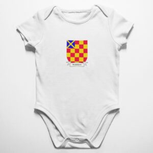 Warren Family Coat of Arms Baby Onesie Bodysuit