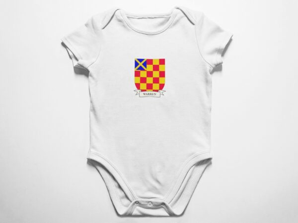 Warren Family Coat of Arms Baby Onesie Bodysuit