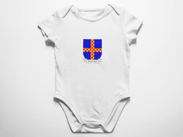 Whitney Family Coat of Arms Baby Onesie Bodysuit