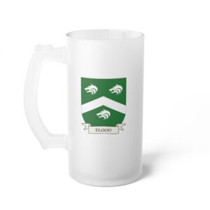 Flood Family Coat of Arms 16oz. Beer Mug